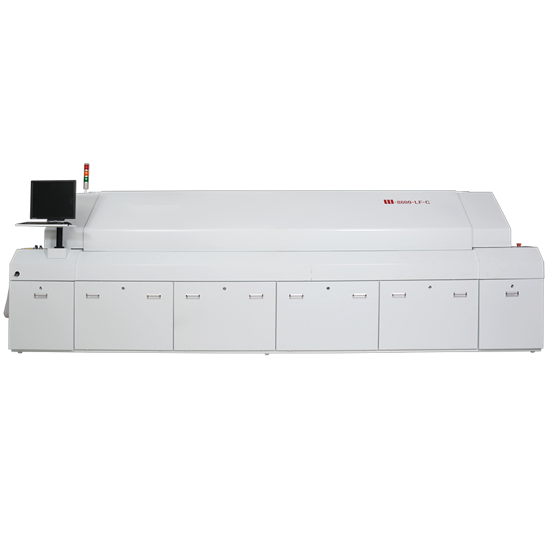 W-8800-LF-C Big-Sized 8 Zones Lead-Free Smt Reflow Soldering Oven